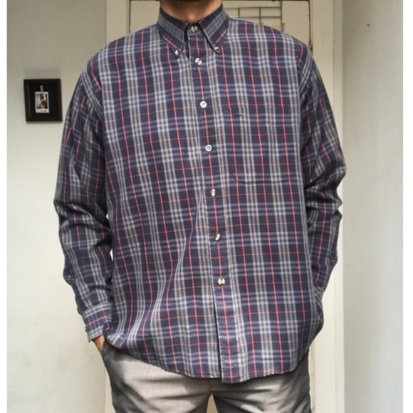 Burberry Other - Burberry London Twill Plaid Button Down